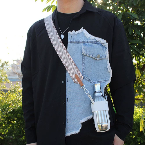 Стакан из нержавеющей стали, сумка через плечо, чайник, популярно в интернете, городской стиль, делается под заказ