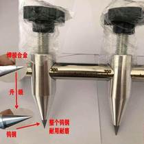 圆规工业级钨钢钳工地规划规合金划线地规钨钢圆规加长杆带刻度木
