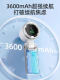 2026 New Model Huaqiangbei Handheld Mini Fan, Foldable Neck-Hanging Turbo Fan, High-Speed, Long-Lasting Battery Life, Mini Electric Fan