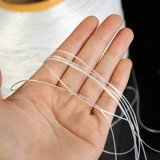 Белые эластичные бусины, резинка, 4500м, делается под заказ, цвет