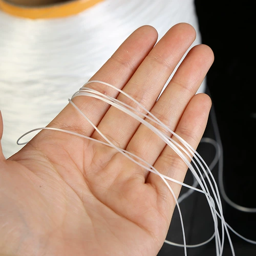 Белые эластичные бусины, резинка, 4500м, делается под заказ