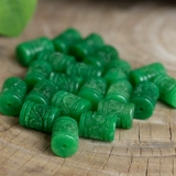 Изумрудный резной браслет из нефрита, аксессуары, DIY