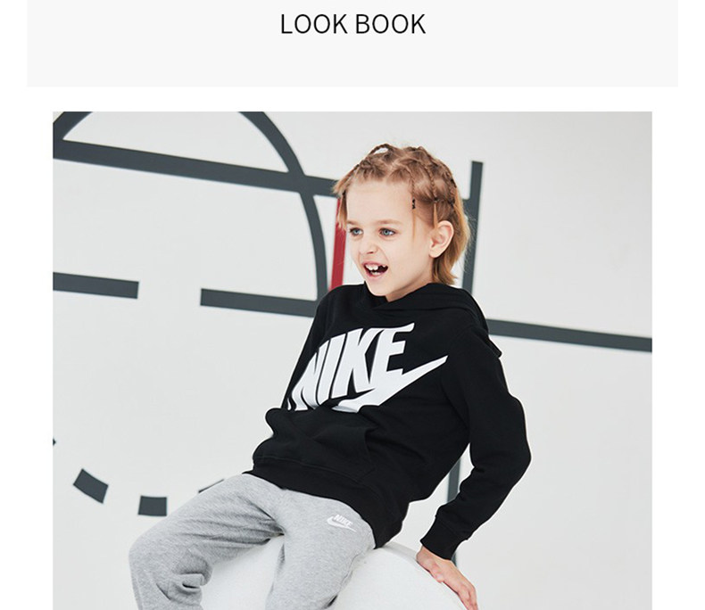 Nike 耐克 春秋款 儿童连帽套头卫衣 双重优惠折后￥139包邮 男、女童105~130码多色可选