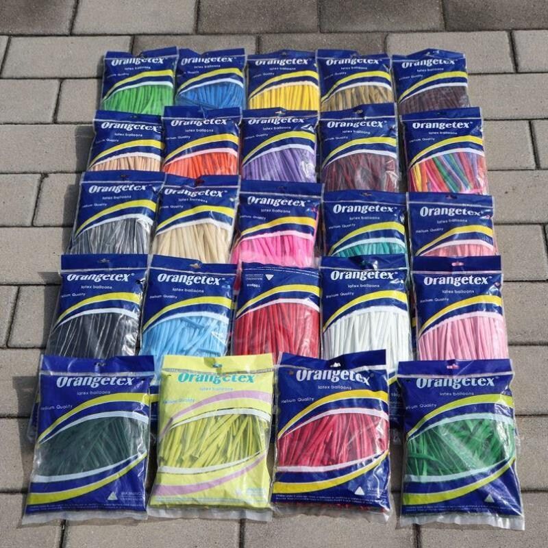 Colombian Balloons Import bk260 Strip Clown Clown Magic Magic Animal Styling Balloon Macaron Color