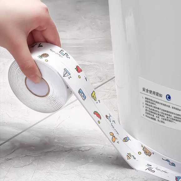 Toilet Edge Waterproof Sticker Toilet toilet Toilet Base Beauty Stitch with kitchen sink hearth decoration embellishing the edge strip-Taobao