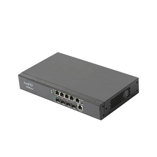 Aoyuan's new EPON 4-port OLT fiber optic equipment is suitable for residential hotels and security hotels and is compatible with mainstream optical cats.