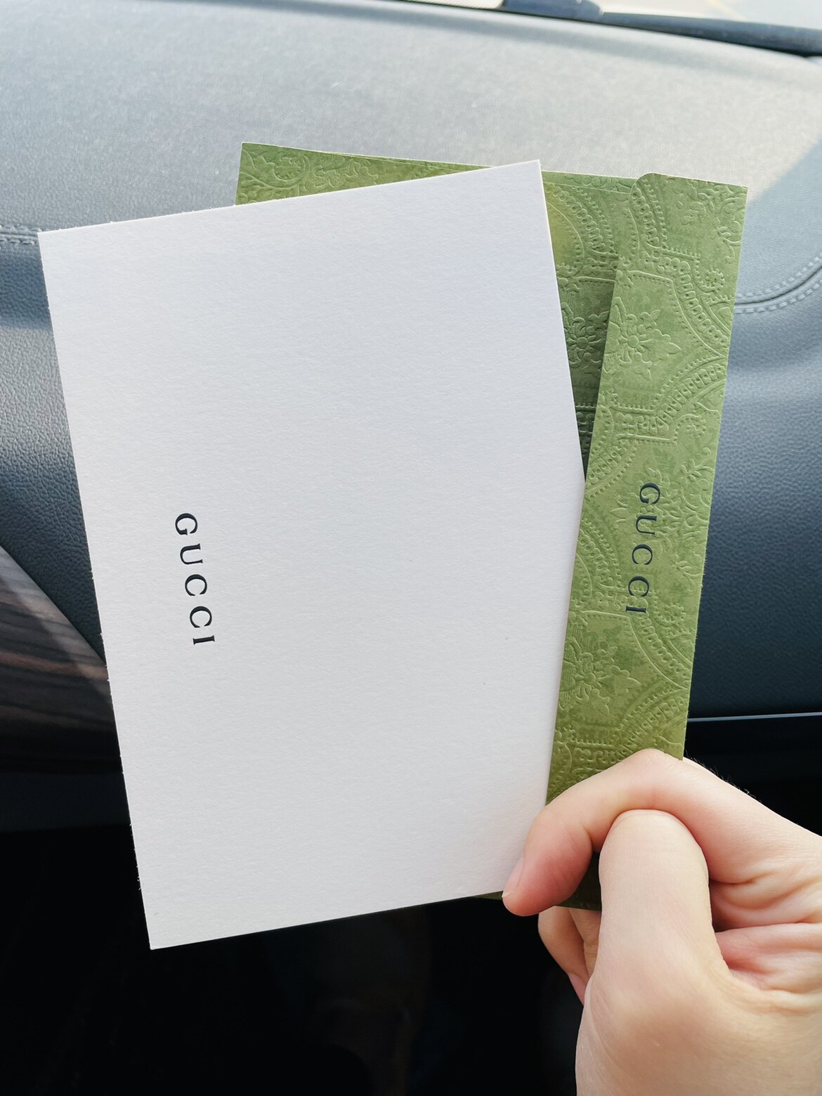 Gucci Greeting Card Blessing Card Birthday Greeting Card Christmas Greeting Card New Year Greeting Card