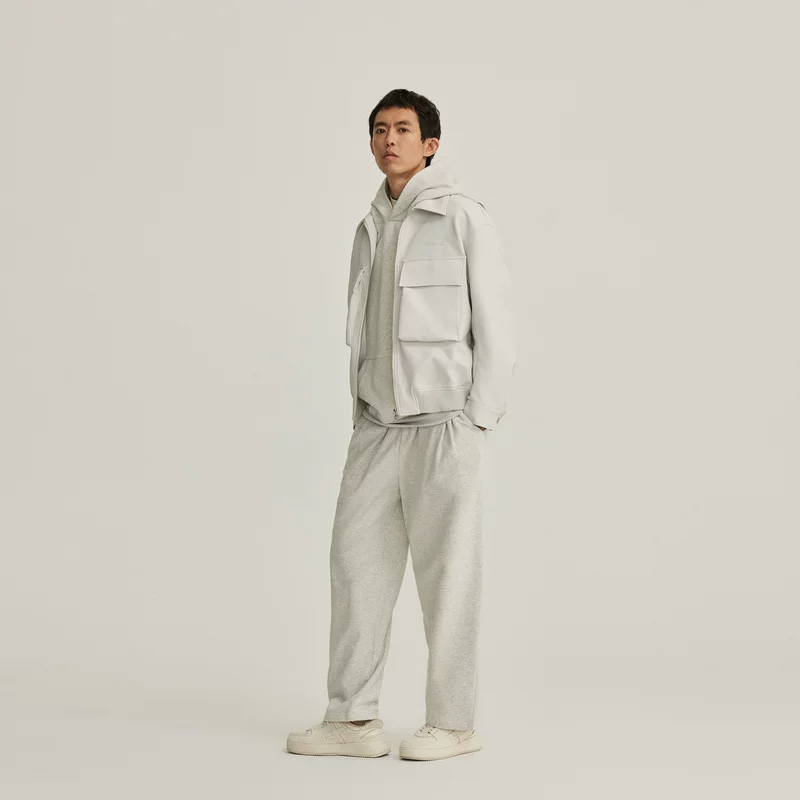 Куртка осенняя мужская короткая RESIMPLE,Oversize