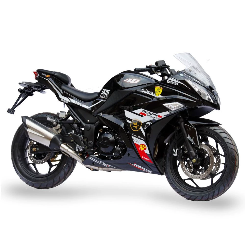 New Guo Four 200cc Ninja мотоцикл, спортивный 400cc двухцилиндровый водяной охладитель, фильм может быть доступен