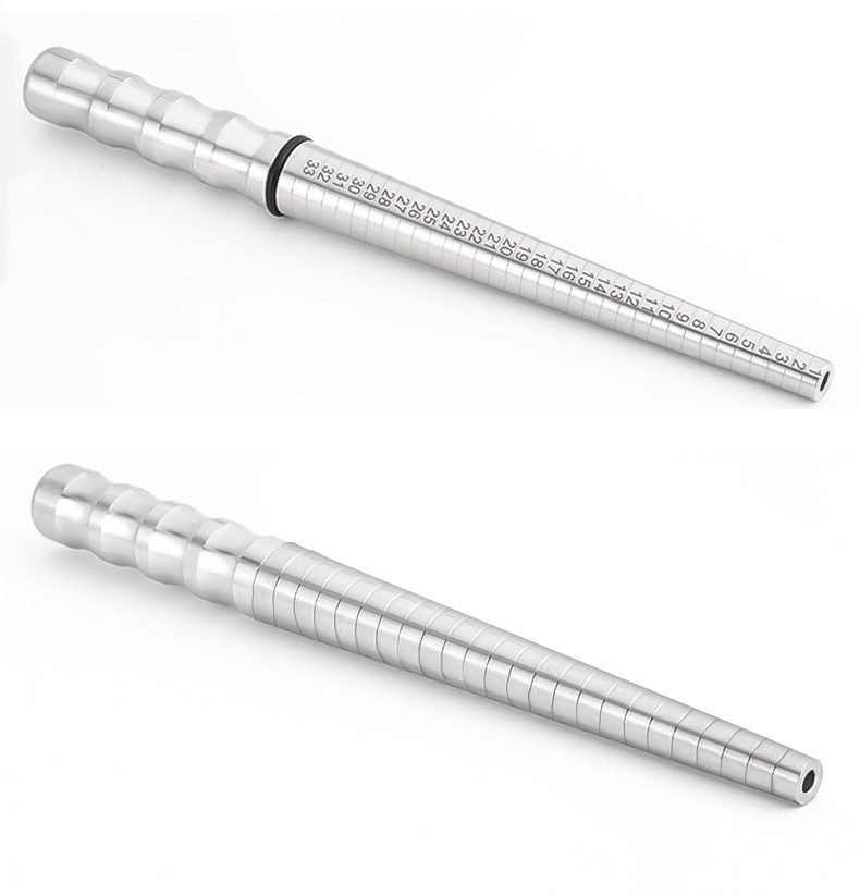 Измерительный инструмент 港度戒指棒实心不锈钢测量棒戒圈矫正扩大器专柜家用整形修覆工具