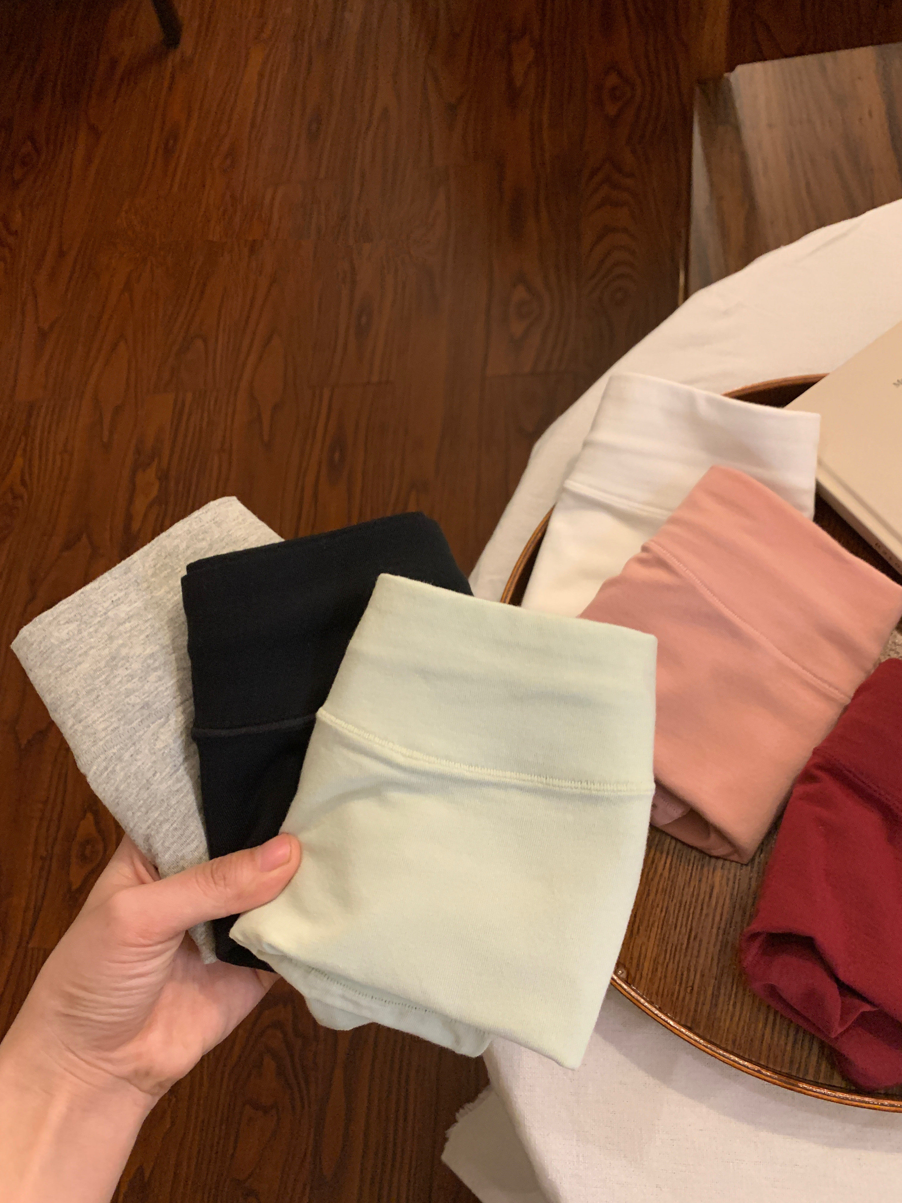 Graphene Women's Pure Cotton Antibacterial Crotch Underpants Girls Medium High Waist Large Size Belly Slimming Belly Protector Hip Boxer