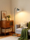 American Retro Floor Lamp Next to the Sofa in the Living Room, Decorative Bedroom Bedside Creative Eye-Protecting High-End Study Reading Lamp