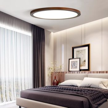 Bedroom Ceiling Lamp Round Ultra-Thin Led Modern Minimalist Living Room Dining Room Study Balcony Corridor Aisle Light