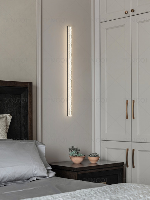 Italian-Style Light Luxury Wall Lamp, Modern Minimalist Tv Background Wall Strip Light, Bedroom Bedside Lamp, Hallway Corridor Light