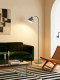 American Retro Floor Lamp Next to the Sofa in the Living Room, Decorative Bedroom Bedside Creative Eye-Protecting High-End Study Reading Lamp