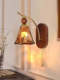 American-Style Retro Wall Lamp for Bedroom 2025 New Model Bedside Lamp Wall Lamp French-Style Living Room Light Luxury High-End Corridor Lamp