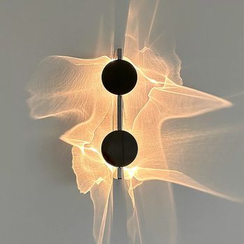 Italian Designer's New Light Luxury Minimalist Wall Lamp, Shadow Art, Living Room Background Wall, Hallway, Bedroom Bedside Lamp