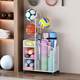 Basketball storage rack floor sports fitness equipment household ball yoga mat decoration basket movable storage rack
