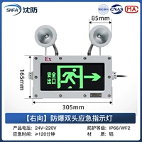 [Конфигурация Seiko] Флагманское взрывозащищенное аварийное освещение C-класса «два в одном» *правое направление ≥ 120 минут