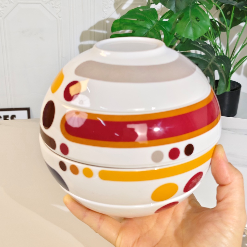 Bulanuo Tableware Ball Household Creative Tableware Set Memphis Tableware Ball Five-Piece Set