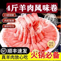 SF Fresh Lamb Flavored Rolls Seasoned Lamb Flavored Rolls Freshly Cut Lamb Flavored Rolls Lamb Hotpot