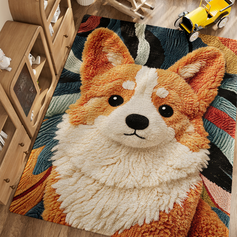 Children's Room Carpet, Living Room Crawling Mat, Cartoon Baby Game Toy, Household Non-Slip Floor Mat, Anti-Stain and Dirt-Resistant Blanket