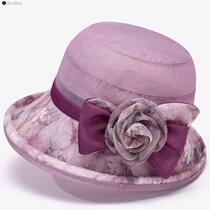 Hats for middle-aged and elderly women summer mothers thin sun visors breathable basin hats grandma hats fisherman hats sun hats