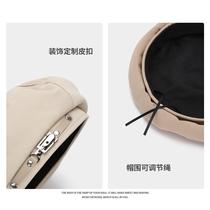 2024 new Internet celebrity Bailey hat womens spring and summer thin black design niche versatile painter hat trend