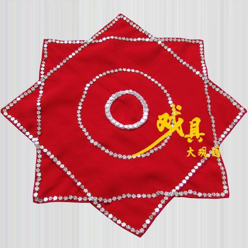 Thickened test and dance-level skills Cang hemp yarn Northeast Yangko dancer A23 silk flower octagonal scarf field dance two-person scarf turn square