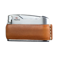 Japanese Prince PRINCE lighter inflatable grinding wheel retro personalized leather custom engraving gift for men