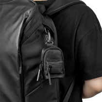 Mini halter neck coin purse card holder headphone bag hip-hop personality small shoulder bag key crossbody bag mens trendy small bag