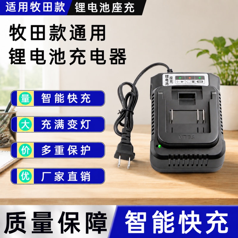 Suitable for 21V Makita Electric Wrench Charger, Universal 12V Electric Drill, Angle Grinder, Direct Charging