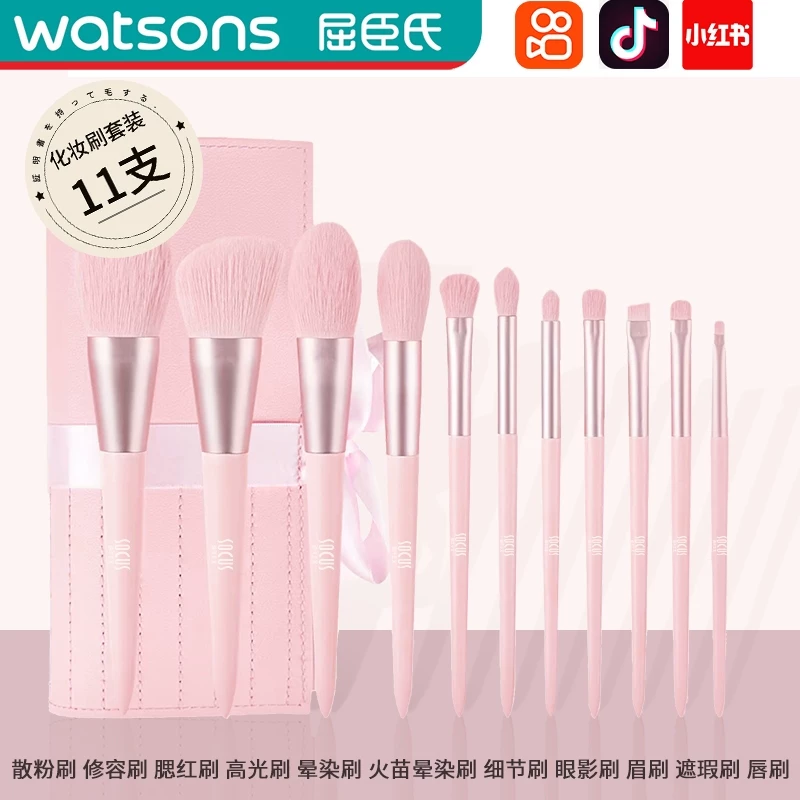 Тени для век, тональный крем, румяна для лица, кисть Concealer, полный комплект