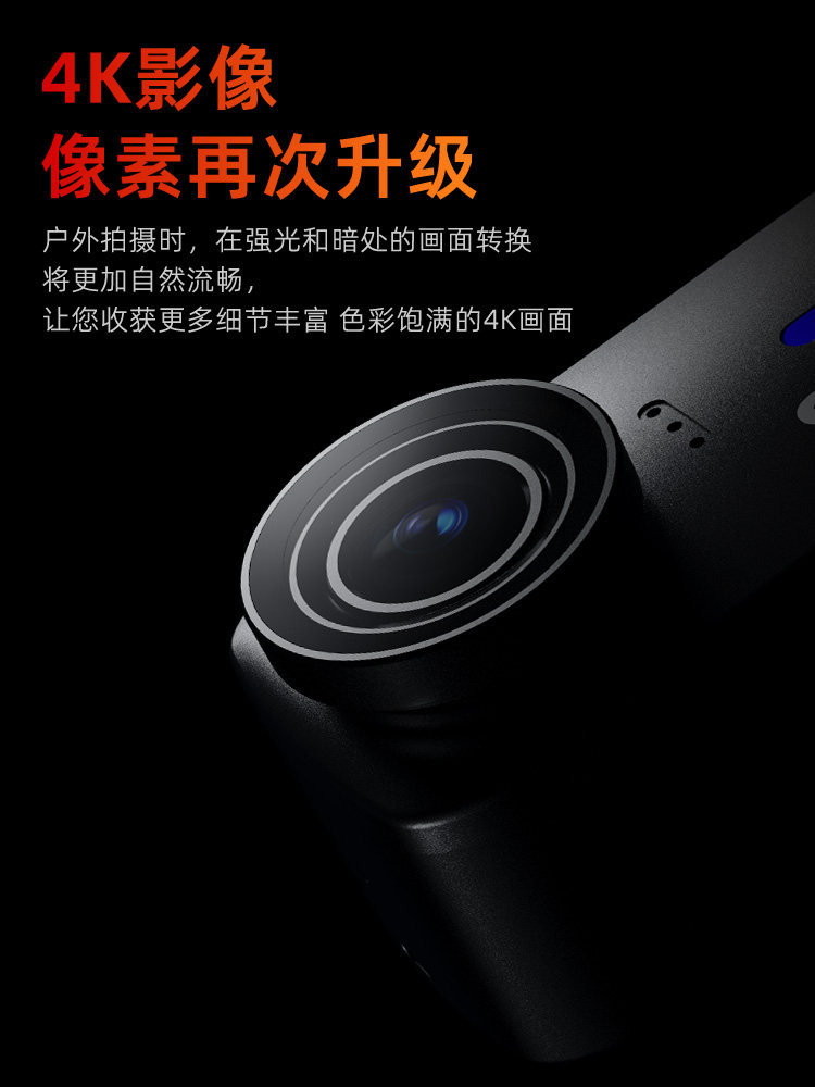 Sjcam Speedy Fox C110 Thumb Action Camera 4K Motorcycle Recorder Vlog Non-360 Panoramic Camera