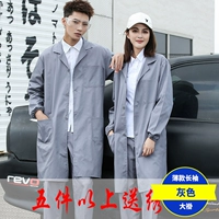 Лето с длинными рукавами серое пальто