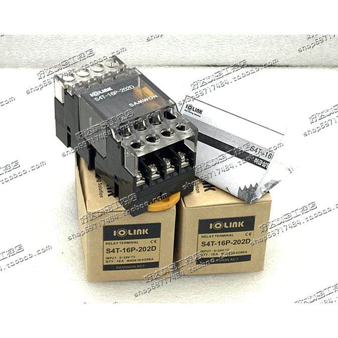 S4t S4T-16P-S 24VDC 韩国继电器模块 S4T-16P-202D 现货正品全新