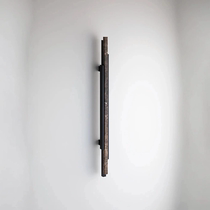 Light luxury luxury marble handle hotel villa glass door door handle wooden door stainless steel large handle customization