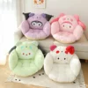 Office sedentary waist cushion integrated seat cushion floor bay window cushion student with backrest chair cushion lazy sofa
