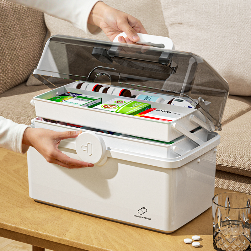 Home Loaded Medicine Box Home Medical Use Children Baby Small Emergency Kit Large Capacity Charged with Contained Boxes-Taobao