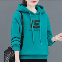 Лазурная флисовая высококачественная толстовка