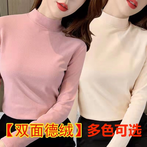 Специальная цена версия Taobao Разрушение кода бренда женская одежда с ограниченным временем. Двойная немецкая бархатная рубашка с теплой нижней рубашкой 2022