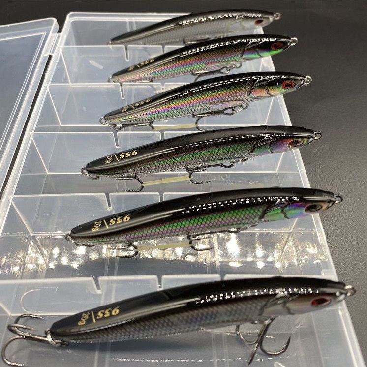 [餌箱付き10個パック] Boqiao シンキングペンシル 遠投 ルアー ベイト 震える シンキングサウンド パールフィッシュ バイワン