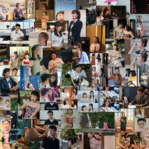 60 photos of the year without work Spicy Eyes Foreign Son ten thousand Peng Zhai Road and other surrounding stickers notebook handbill stickers