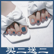 Foot Nail Polish Toe white persistent blue nail polish Summer suitable for the high-end nail polish of the coating foot-free