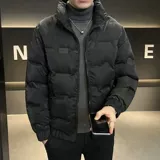 Новая зимняя куртка для мужчин внизу теплое длинное рукав