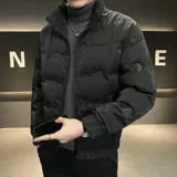 Новая зимняя куртка для мужчин внизу теплое длинное рукав
