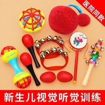 Small sand hammer grasp training toy 0 to 3 months to develop intelligence newborn baby baby hand rattle rattle egg