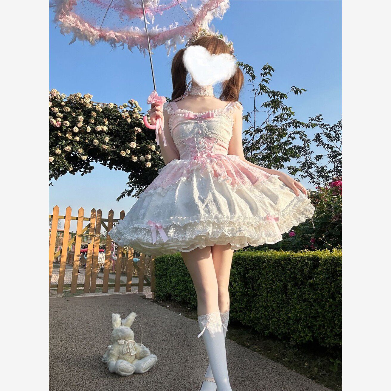 韩菇凉Lolita洋装,甜美回忆杀的少女心_lolita洛丽塔_淘宝游戏网