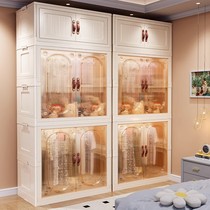 Japan imported MUJIE installation-free baby wardrobe baby clothes storage childrens wardrobe home snack organization