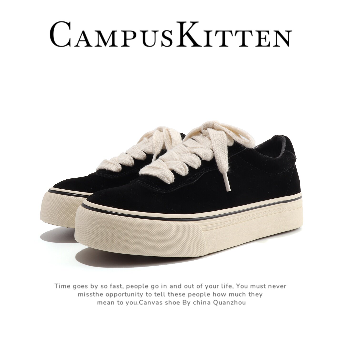 Импортные японские повседневные кроссовки CampusKitten, мужская обувь на шнуровке, новинка 2026 года, универсальная износостойкая модная обувь